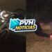 NA 364: Motociclista morre e caminhonete cai em ribanceira após batida em Porto Velho