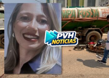 VÍDEO: Passageira morre e piloto de moto fica ferido em acidente com caminhão no centro