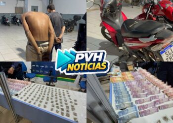 NO BARRACO: Dupla é presa com quase 200 porções de drogas e dinheiro em boca de fumo em terreno baldio