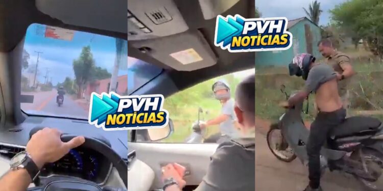 URGENTE: Coronel Vital prende apenado monitorado com moto roubada na zona leste