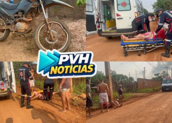URGENTE: Motociclista bate em poste em grave acidente na zona leste