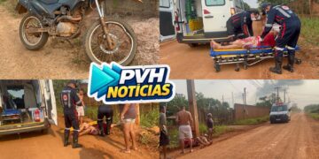 URGENTE: Motociclista bate em poste em grave acidente na zona leste
