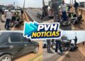 URGENTE: Motociclista fica em estado grave após colisão com Celta na BR-364 em Porto Velho