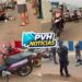 URGENTE: Batida entre motos deixa três feridos na zona leste