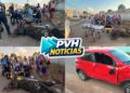 URGENTE: Motociclista fica em estado grave após colisão com carro na zona leste