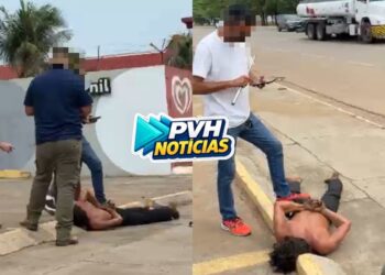 URGENTE: População persegue e prende ladrão de telhas durante furto em empresa no Embratel