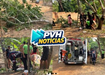 URGENTE: Venezuelano sofre queda enquanto podava pé de seriguela na zona sul