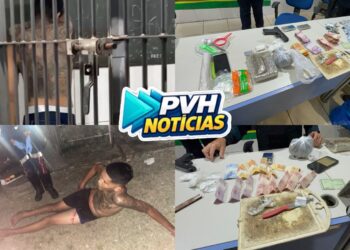 URGENTE: Traficante pula de prédio e quebra perna tentando fugir, e comparsa é preso no Orgulho do Madeira