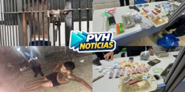 URGENTE: Traficante pula de prédio e quebra perna tentando fugir, e comparsa é preso no Orgulho do Madeira