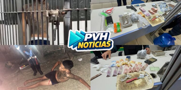 URGENTE: Traficante pula de prédio e quebra perna tentando fugir, e comparsa é preso no Orgulho do Madeira