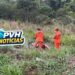 URGENTE: Pneu da moto estoura e piloto vai parar dentro do mato na BR-364 em Porto Velho