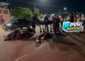 URGENTE: Batida deixa motoboy e motoapp feridos no centro
