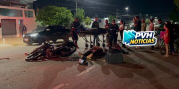 URGENTE: Batida deixa motoboy e motoapp feridos no centro