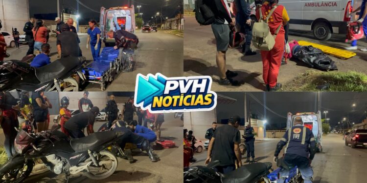NA CURVA: Motorista foge após fazer conversão e derrubar motociclista na zona leste