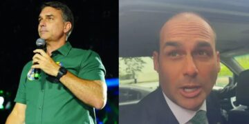 Flávio se encontra com Eduardo Bolsonaro nos EUA e planeja coletiva