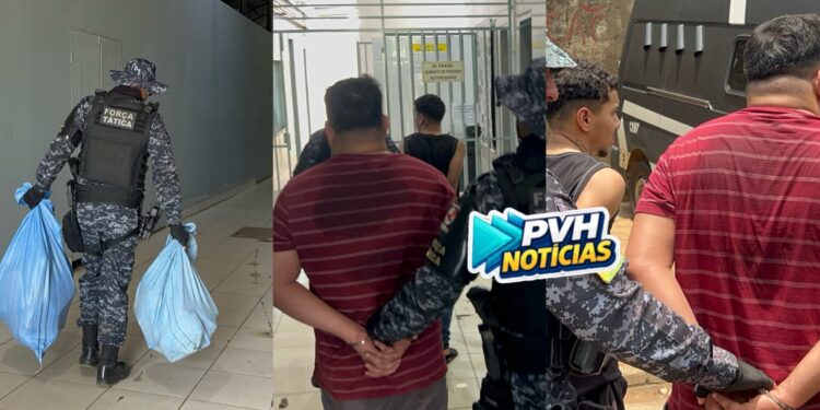 URGENTE: Força Tática do 5º prende dupla com quase 32kg de drogas em carro de aplicativo na BR-364