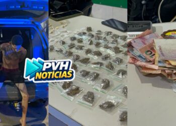 OPERAÇÃO ASFIXIA: Força Tática prende suspeito com 133 porções de drogas no bairro Mariana