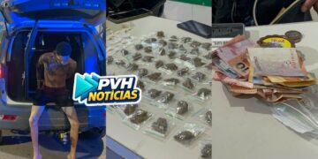 OPERAÇÃO ASFIXIA: Força Tática prende suspeito com 133 porções de drogas no bairro Mariana