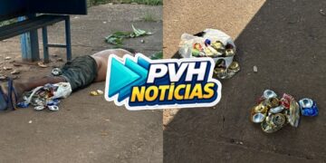 URGENTE: Catador de latinhas é agredido a pauladas em ponto de ônibus na Imigrantes