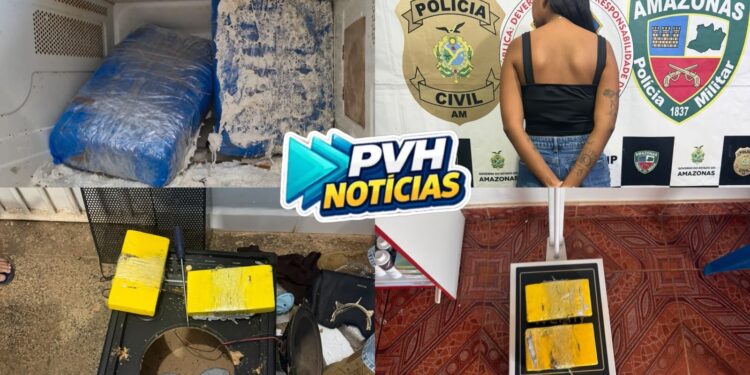 NO MICROONDAS: Operação do Denarc prende mulher com drogas em Porto Velho
