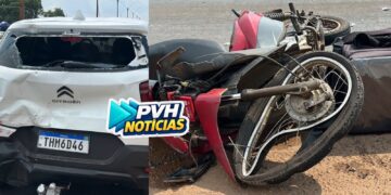 URGENTE: Motoboy sofre traumatismo craniano em grave acidente na BR-364