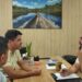 Deputado Laerte Gomes recebe prefeito de Corumbiara
