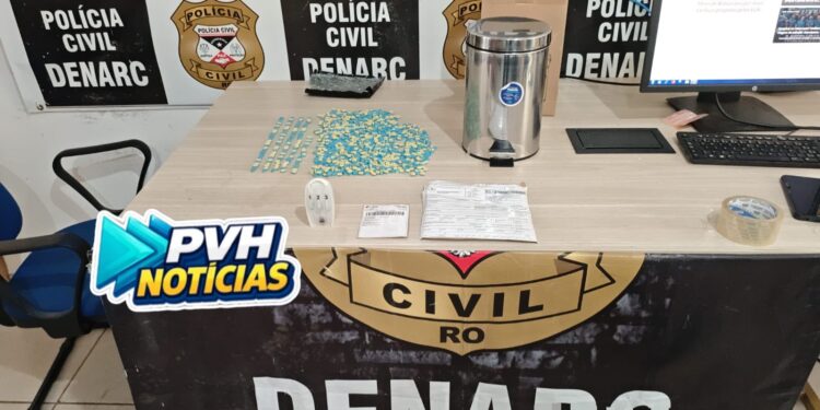 COMBATE AO TRÁFICO: DENARC prende suspeito de distribuir ecstasy em festas rave de Porto Velho
