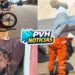 URGENTE: Motociclista bêbado e sem capacete sofre queda após bater em “tartaruga” de sinalização