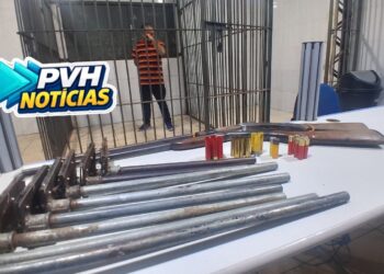 NA BR-319: Foragido é preso com 10 armas em propriedade rural