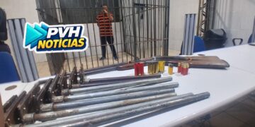 NA BR-319: Foragido é preso com 10 armas em propriedade rural