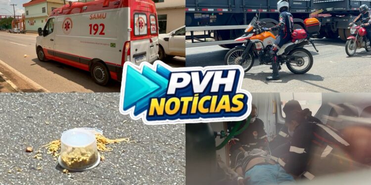 URGENTE: Idoso é atropelado por carro em cruzamento na Jorge Teixeira
